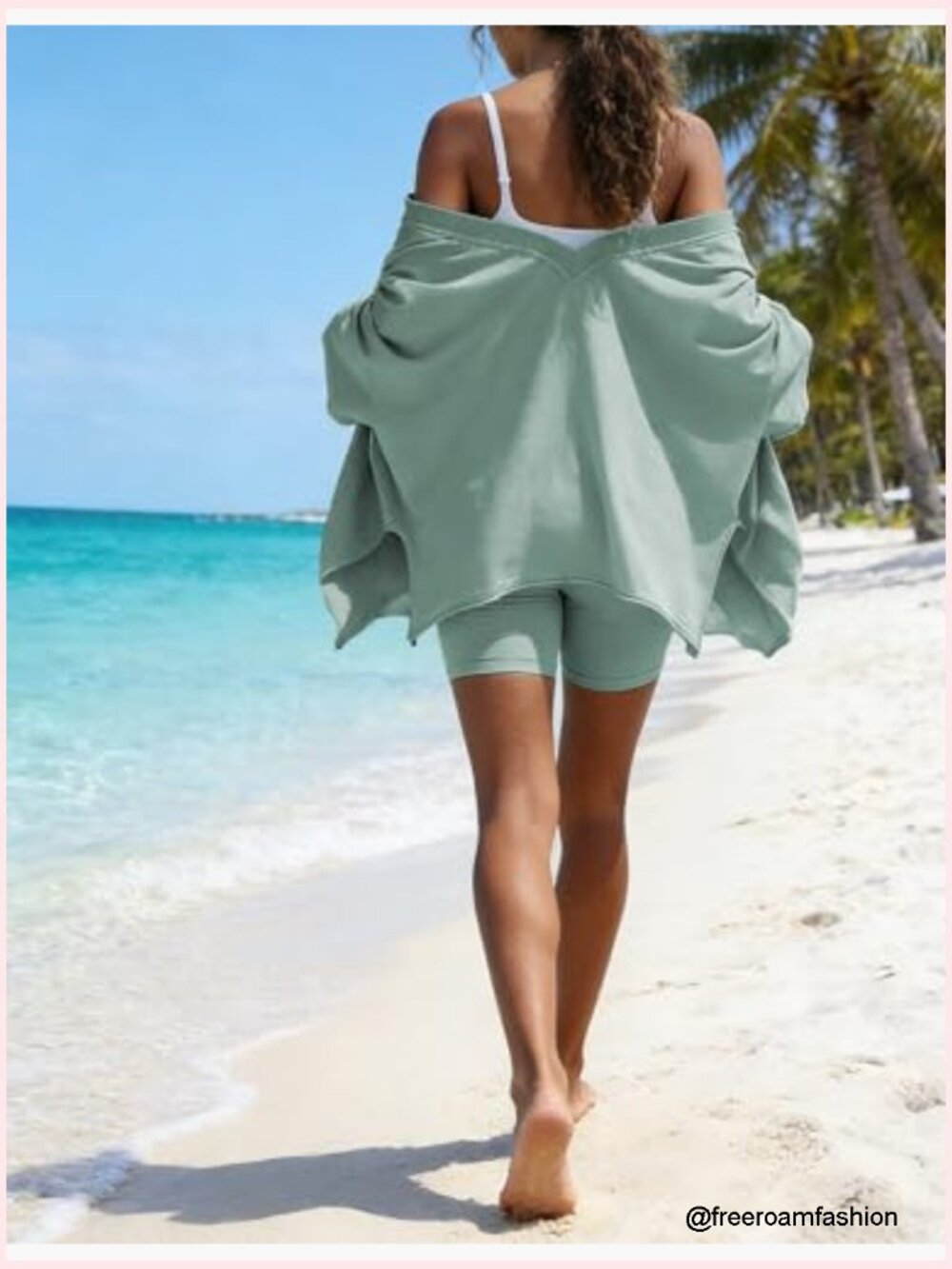 Two Piece Outfits Women Summer Oversized Workout T Shirts Biker Shorts Matching - Picture 6 of 7